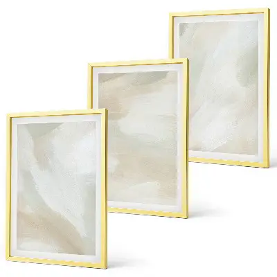 Sada obrazů na stěnu minimalismus s texturou barev