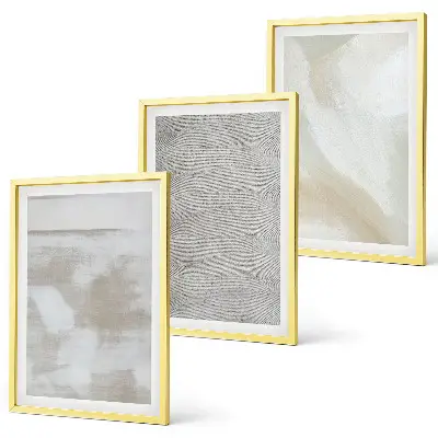 Sada 3 obrazů s abstraktním moderním designem