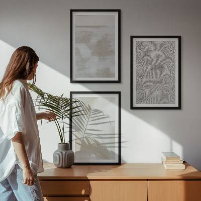 Sada 3 obrazů Abstraktní moderní design