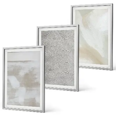 Sada 3 obrazů s abstraktním moderním designem