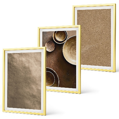 Sada obrazů do obývacího pokoje Minimalistické kamenné stavby