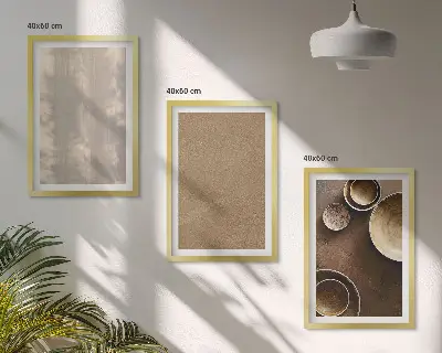 Minimalistické texturní struktury sada 3 obrazů