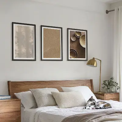 Minimalistické texturní struktury sada 3 obrazů