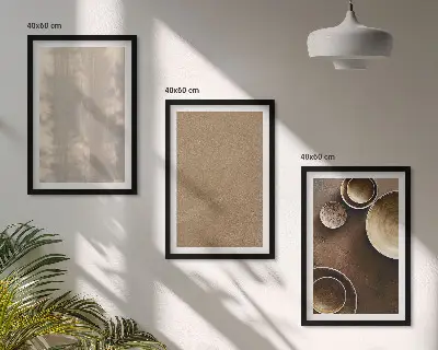 Minimalistické texturní struktury sada 3 obrazů