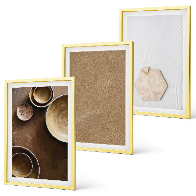 Sada 3 obrazů Minimalistické textury a barvy