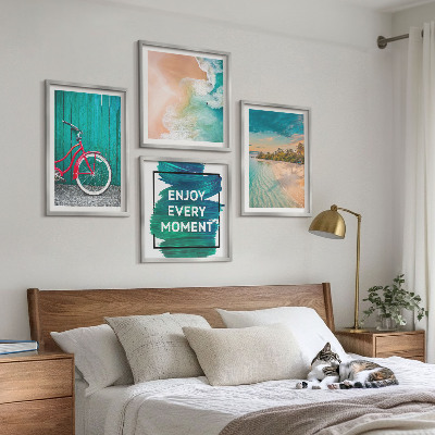Dekorativní sada obrazů Inspirace pro cyklistiku na mořské lodi