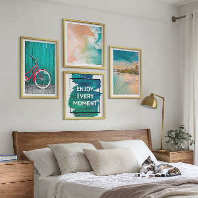 Dekorativní sada obrazů Inspirace pro cyklistiku na mořské lodi