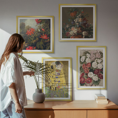 Dekorativní sada obrazů Obraz Květy stromu Klimt