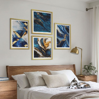 Dekorativní sada obrazů Abstraktní elegantní vzory