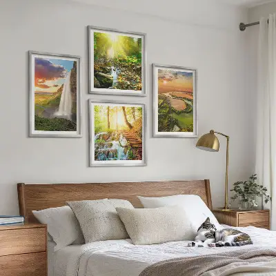 Moderní sada obrazů vodopád Oranžové hory
