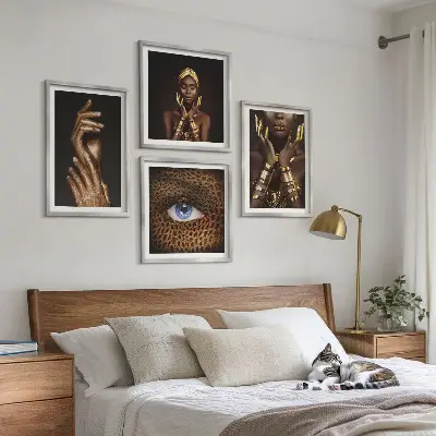 Umělecké portréty žen moderní sada obrazů