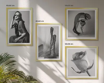 Moderní sada obrazů stylové portréty elegantních žen