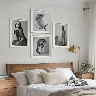 Moderní sada obrazů stylové portréty elegantních žen
