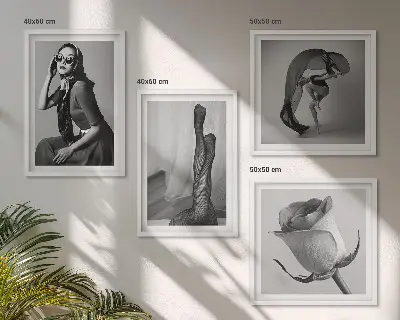 Moderní sada obrazů stylové portréty elegantních žen