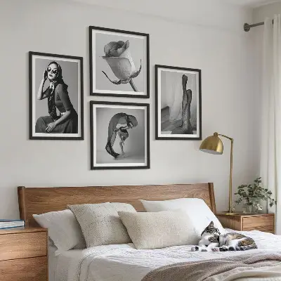 Moderní sada obrazů stylové portréty elegantních žen