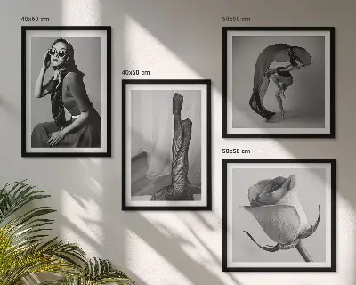 Moderní sada obrazů stylové portréty elegantních žen