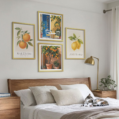 Dekorativní sada obrazů Amalfské citrony a pomeranče