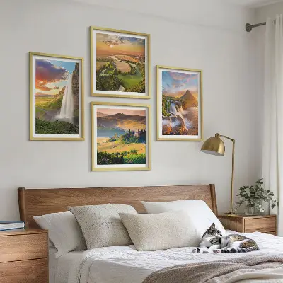 Sada obrazů Výhledy na italský západ slunce moderní provedení