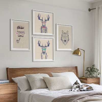 Moderní sada obrazů Stylové portréty zvířat