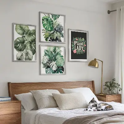 Dekorativní sada obrazů tropické rostliny Plant Lady