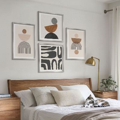 Dekorativní sada obrazů Abstraktní bohémský design