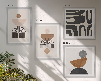 Dekorativní sada obrazů Abstraktní bohémský design