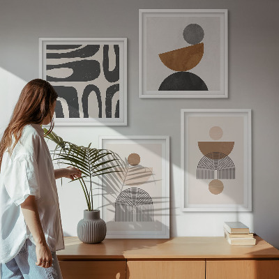 Dekorativní sada obrazů Abstraktní bohémský design