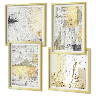 Abstraktní minimalistické vzory moderní sada obrazů