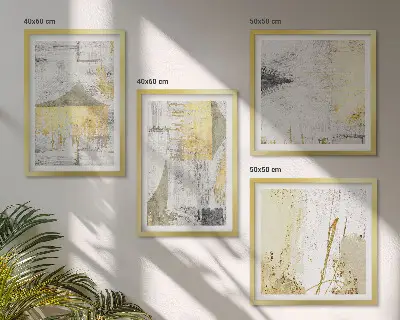 Abstraktní minimalistické vzory moderní sada obrazů