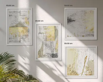 Abstraktní minimalistické vzory moderní sada obrazů