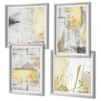 Abstraktní minimalistické vzory moderní sada obrazů