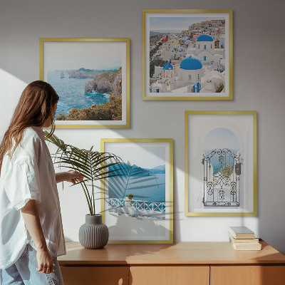 Dekorativní sada obrazů Námořní architektura Řecka