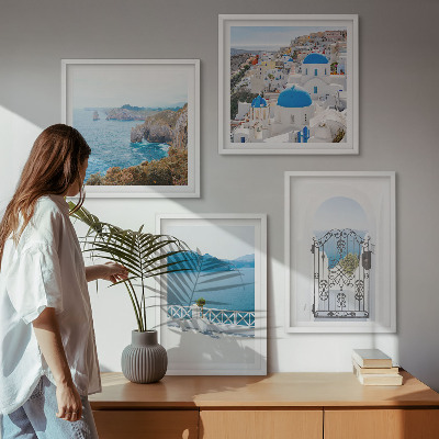 Dekorativní sada obrazů Námořní architektura Řecka