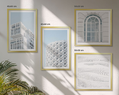 Dekorativní sada obrazů Geometrie moderní architektury