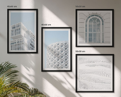 Dekorativní sada obrazů Geometrie moderní architektury