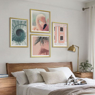 Dekorativní sada obrazů Architektonické pastelové vzory