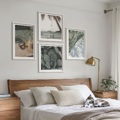 Dekorativní sada obrazů Tropické rostliny na dovolenou
