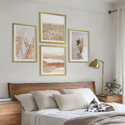 Moderní sada obrazů Rostlinné motivy v boho stylu