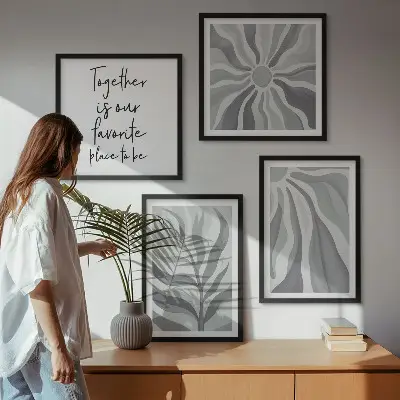 Moderní sada obrazů ilustrace květinových pastelových vzorů
