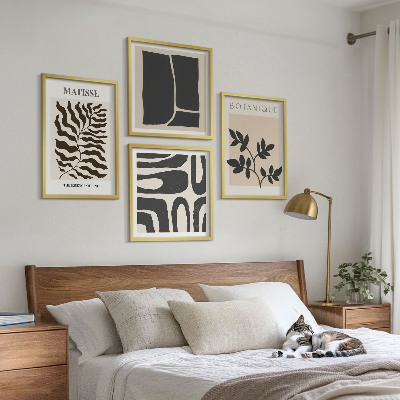 Moderní sada obrazů Minimalistické plakáty s rostlinami