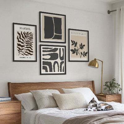 Moderní sada obrazů Minimalistické plakáty s rostlinami