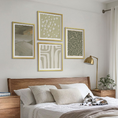 Dekorativní sada obrazů Abstraktní boho vzory