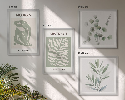 Dekorativní sada obrazů Boho rostliny od Matisse