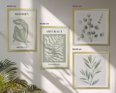 Dekorativní sada obrazů Boho rostliny od Matisse