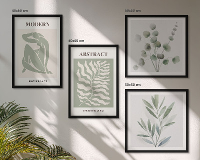 Dekorativní sada obrazů Boho rostliny od Matisse