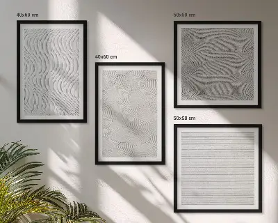 Moderní sada obrazů geometrické struktury s pískovými vzory