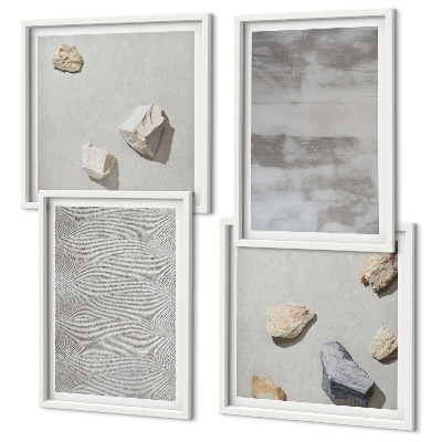 Dekorativní sada obrazů Moderní minimalistické textury