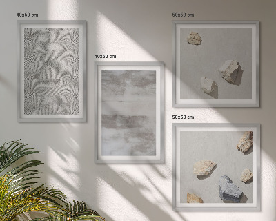 Dekorativní sada obrazů Moderní minimalistické textury
