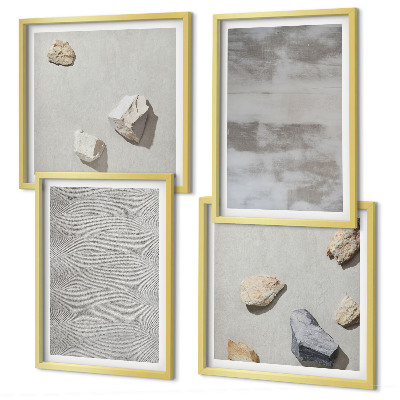 Dekorativní sada obrazů Moderní minimalistické textury