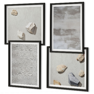 Dekorativní sada obrazů Moderní minimalistické textury